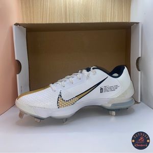 Nike Force Zoom Trout 7 Pro Baseball Cleats White Gold CQ7224-106 Men’s